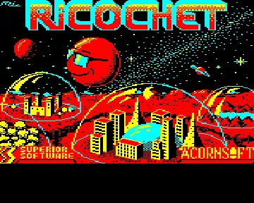 Ricochet (1989)(Superior Software) screen shot title